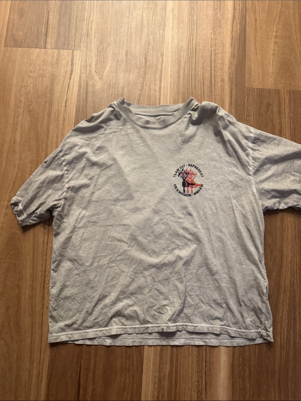 247 Represent boxy cropped tee L - never worn